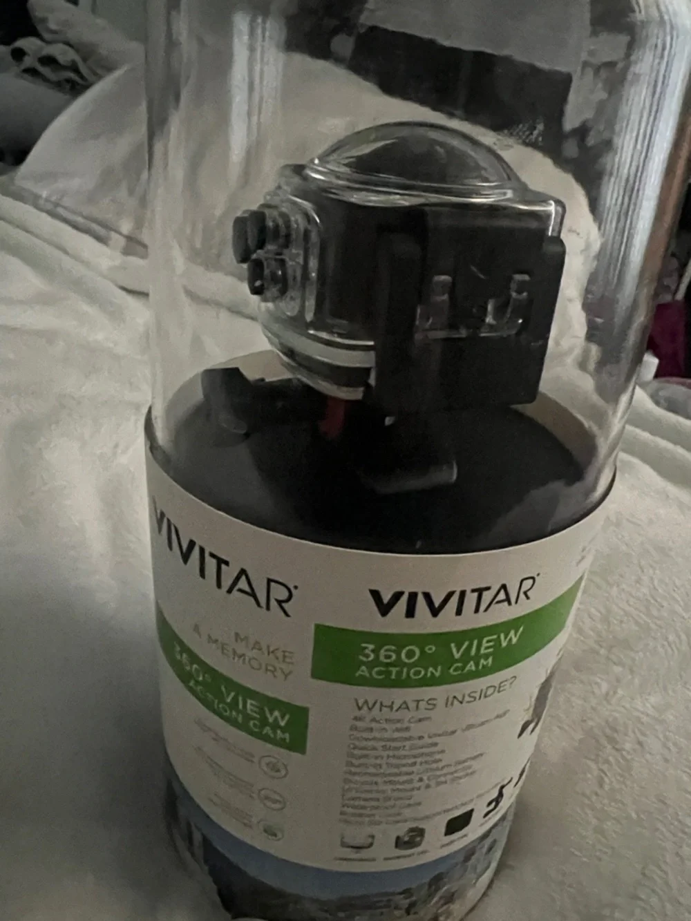 VIVITAR 360° View Action Cam - Black